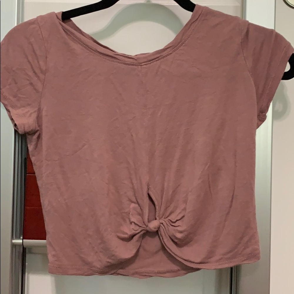 Pink Tied T-Shirt